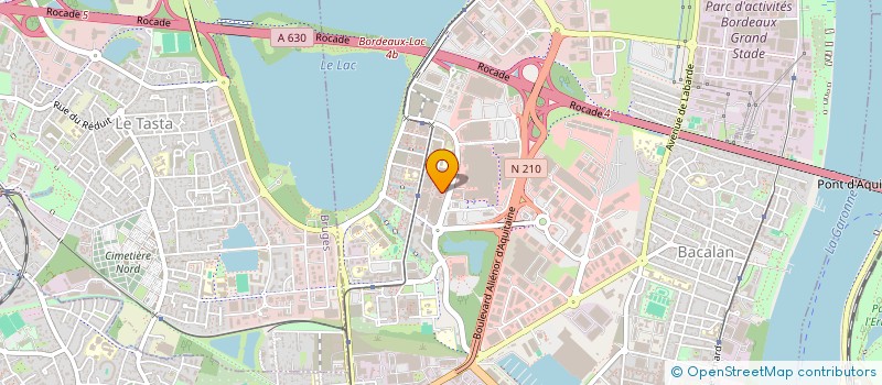 localisation de l'entreprise CEBATRAMA à BORDEAUX