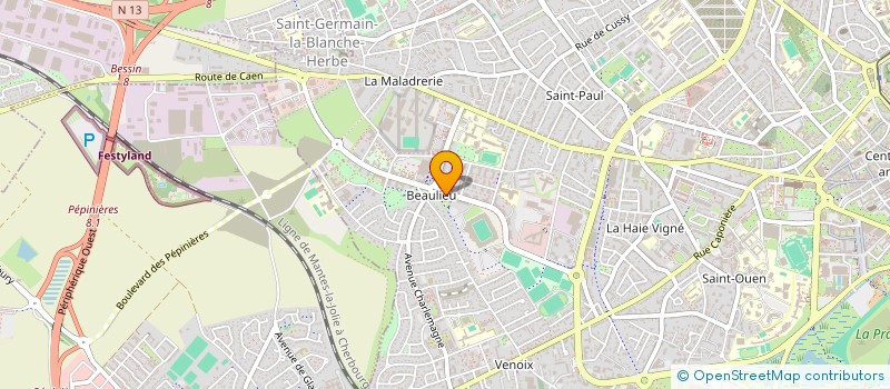 localisation de l'entreprise CEBC  CAHAGNES