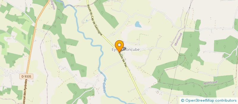 localisation de l'entreprise CEBE  EYRES-MONCUBE