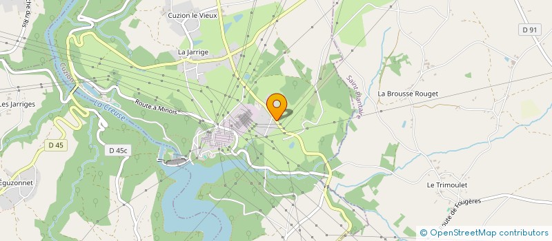 localisation de l'entreprise CEBE à CUZION