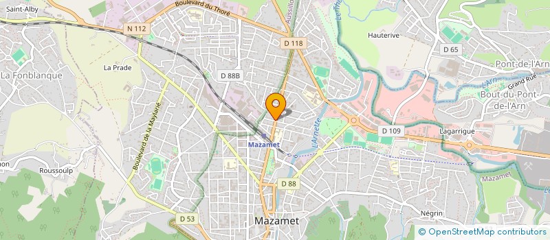 localisation de l'entreprise CEBE INDIVISION à MAZAMET