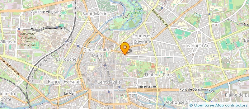 localisation de l'entreprise CEBEBA à RENNES