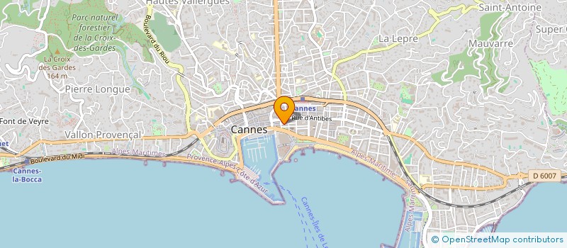 localisation de l'entreprise CEBEJE à CANNES