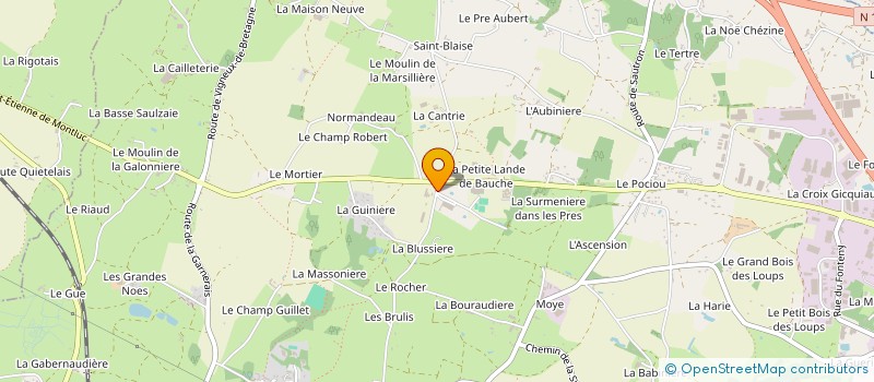 localisation de l'entreprise CEBELEC à COUERON