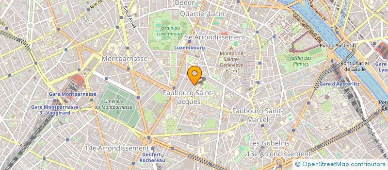 localisation de l'entreprise CEBELIBU  PARIS