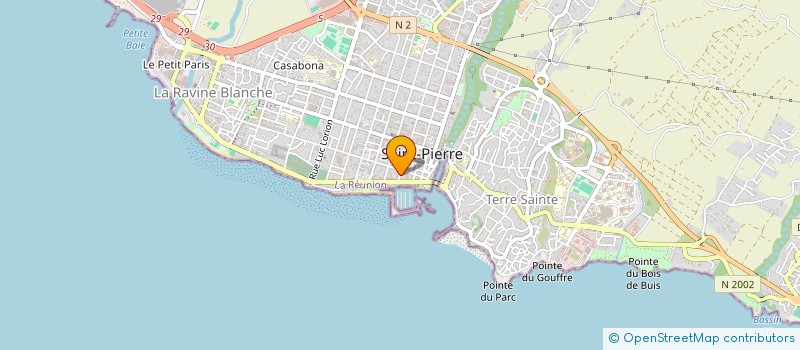 localisation de l'entreprise CEBEN à SAINT-PIERRE