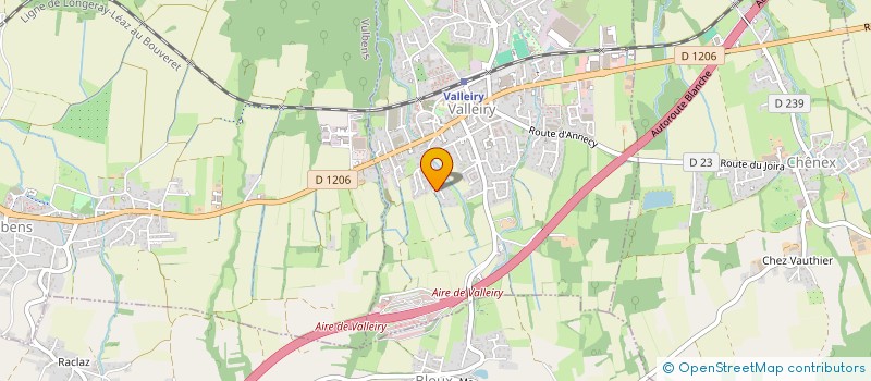 localisation de l'entreprise CEBEO  VALLEIRY