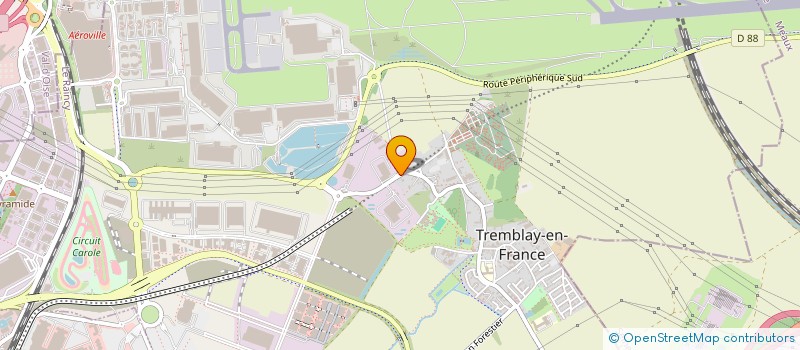 localisation de l'entreprise CEBI ETANCHE à TREMBLAY-EN-FRANCE