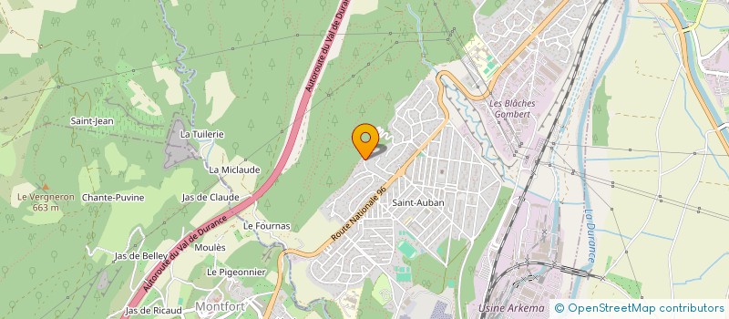 localisation de l'entreprise CEBIEN  CHATEAU-ARNOUX-SAINT-AUBAN