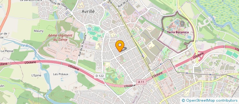 localisation de l'entreprise CEBIEN+ à AVRILLE