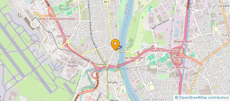 localisation de l'entreprise CEBIS 31  BLAGNAC