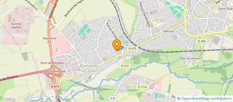 localisation de l'entreprise CEBO à BRETTEVILLE-SUR-ODON