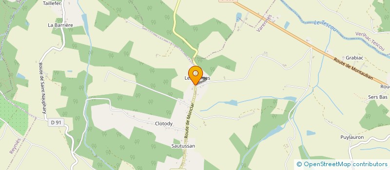 localisation de l'entreprise CEBO  VILLEBRUMIER