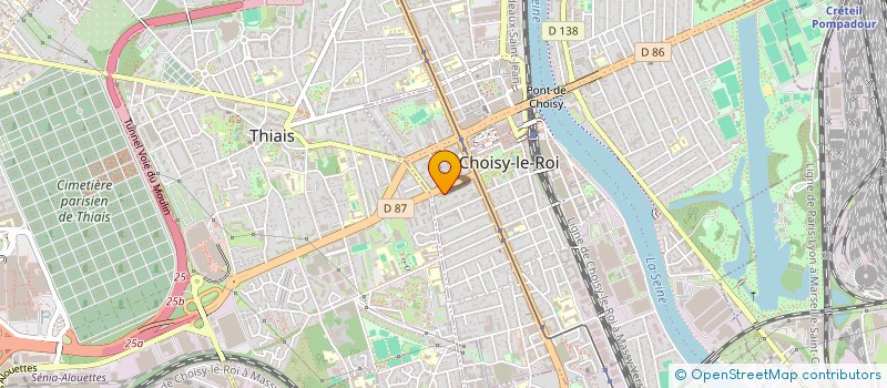 localisation de l'entreprise CEBO  CHOISY-LE-ROI