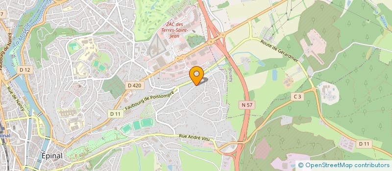 localisation de l'entreprise CEBO EPINAL à EPINAL