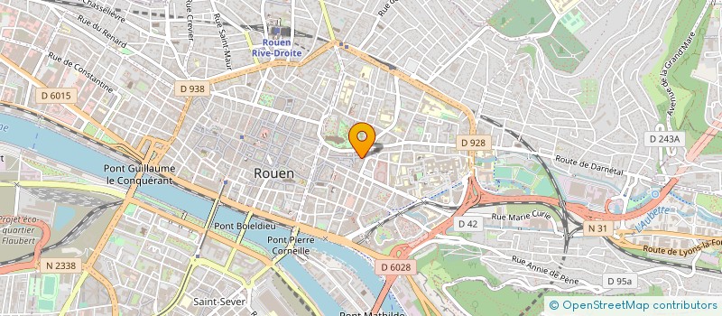 localisation de l'entreprise CEBOREL à ROUEN