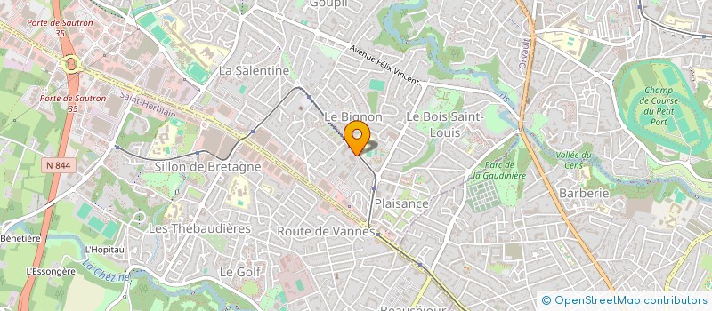 localisation de l'entreprise CEBPL IMMOBILIERE MEUSNIER à ORVAULT