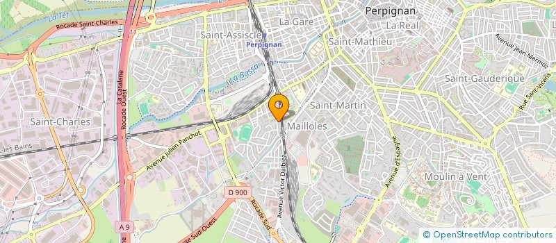 localisation de l'entreprise CEBRIAN  PERPIGNAN