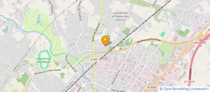 localisation de l'entreprise CEBRICA  MONTAUBAN