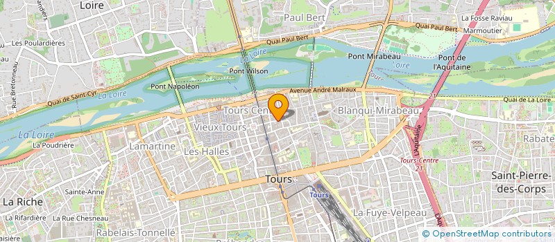 localisation de l'entreprise CEBRICE  TOURS