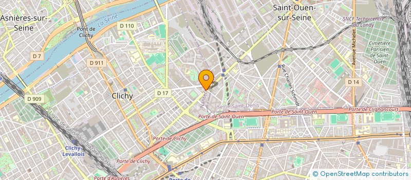 localisation de l'entreprise CEBTB à CLICHY