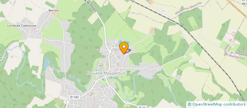 localisation de l'entreprise CEBV  NOUAILLE-MAUPERTUIS