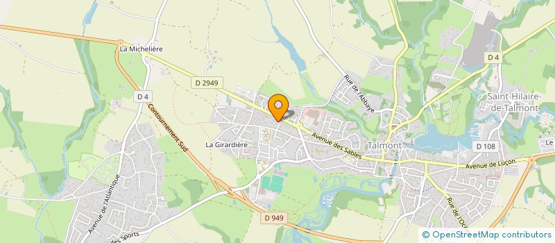 localisation de l'entreprise CEC à TALMONT-SAINT-HILAIRE