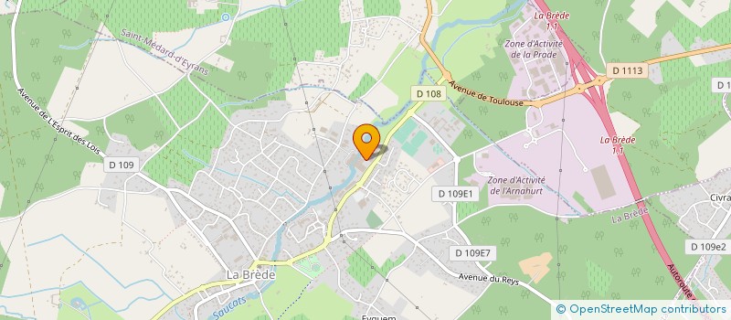 localisation de l'entreprise CEC à SAINT MEDARD D'EYRANS