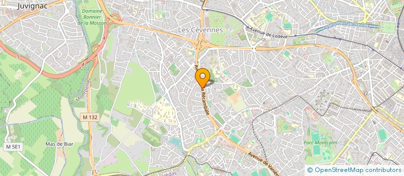 localisation de l'entreprise CEC à MONTPELLIER