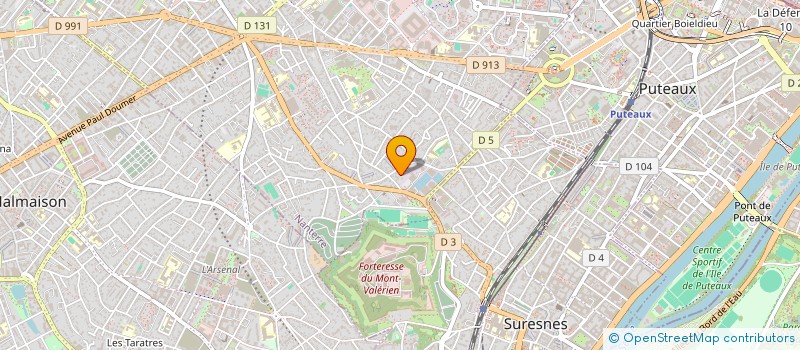 localisation de l'entreprise CEC  NANTERRE