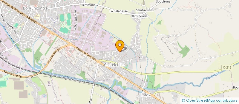 localisation de l'entreprise CEC  CASTELCULIER