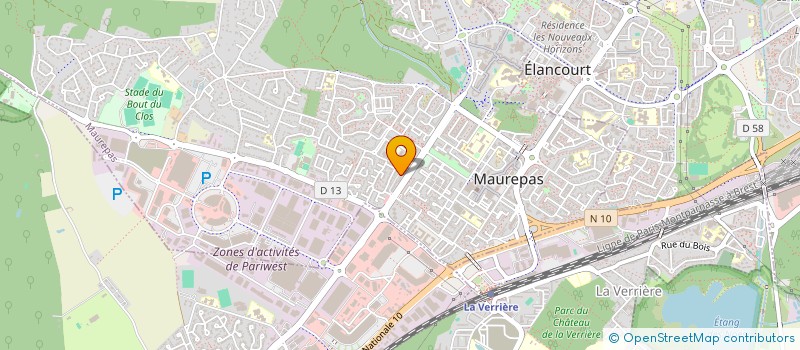 localisation de l'entreprise CEC LE POINT DE CONTACT  MAUREPAS