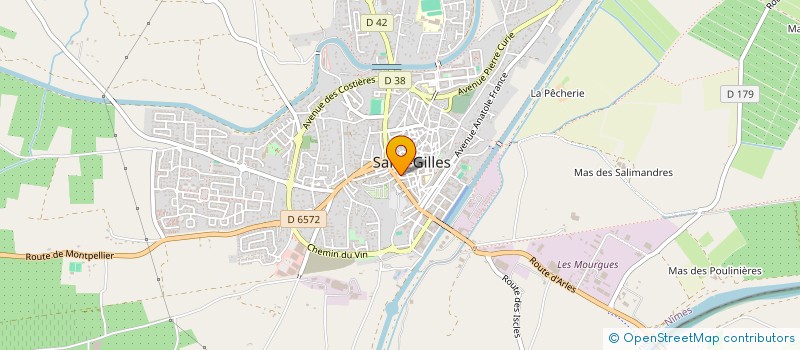 localisation de l'entreprise CEC SAINT GILLES à SAINT-GILLES
