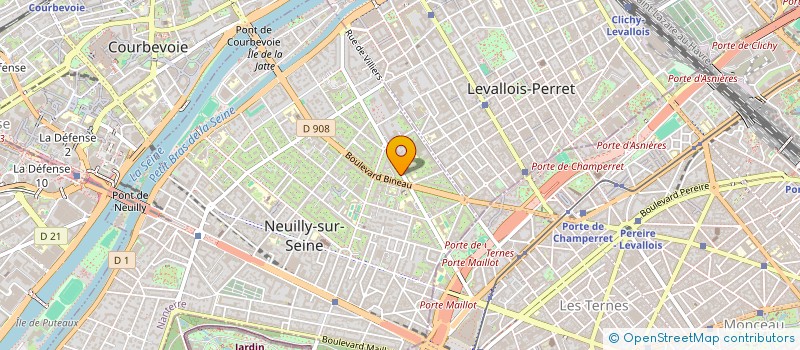 localisation de l'entreprise CECA à NEUILLY-SUR-SEINE