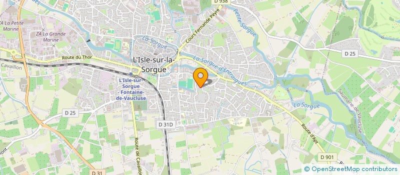 localisation de l'entreprise CECA VALMO  L'ISLE-SUR-LA-SORGUE