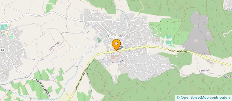 localisation de l'entreprise CECAB à CAVEIRAC