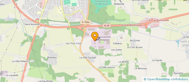 localisation de l'entreprise CECABROONS PONTE  PLOERMEL