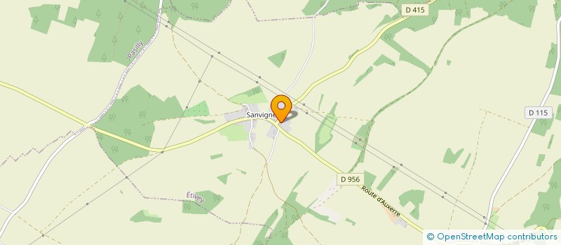 localisation de l'entreprise CECADAU  ETIVEY