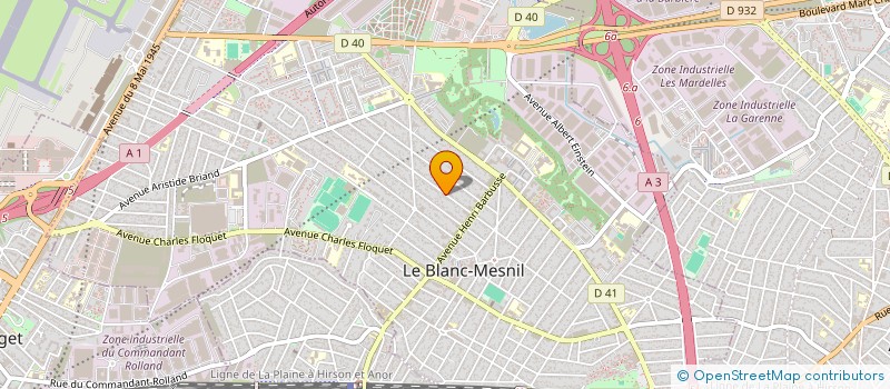 localisation de l'entreprise CECADIEL à LE BLANC-MESNIL