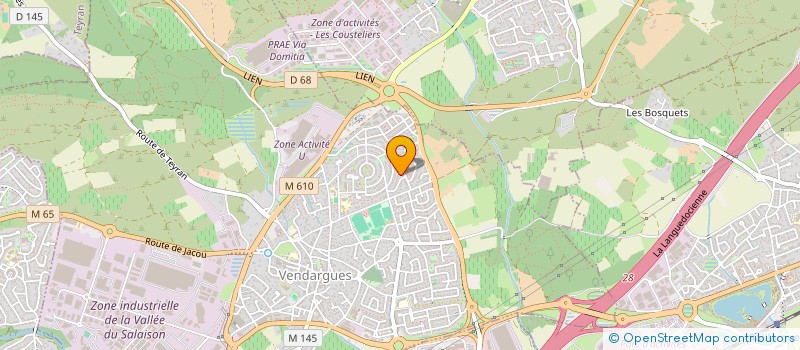 localisation de l'entreprise CECAFORMATION à VENDARGUES