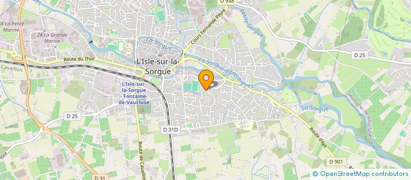 localisation de l'entreprise CECALISLE  L'ISLE-SUR-LA-SORGUE