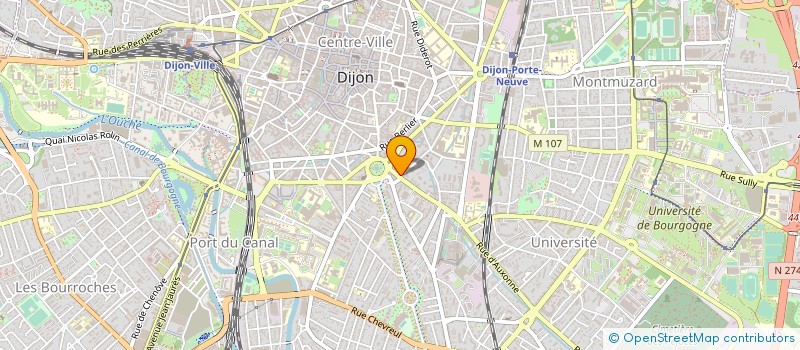 localisation de l'entreprise CECAT BUREAU D'ETUDES à DIJON