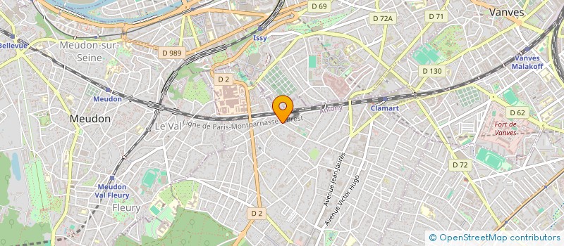 localisation de l'entreprise CECAV à CLAMART