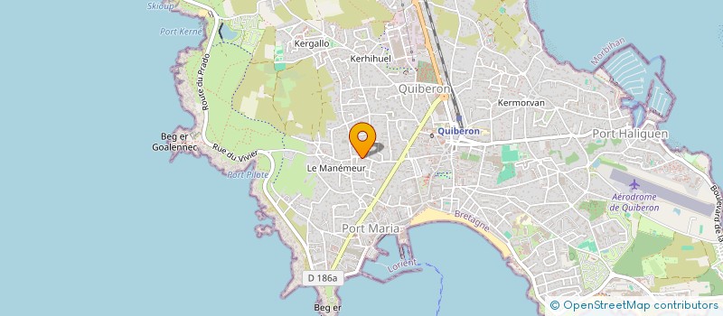 localisation de l'entreprise CECAVEN à QUIBERON