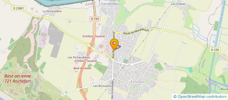 localisation de l'entreprise CECB LA PERROCHE  ECHILLAIS