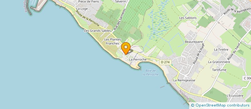 localisation de l'entreprise CECB LOISIRS  SAINT-PIERRE-D'OLERON