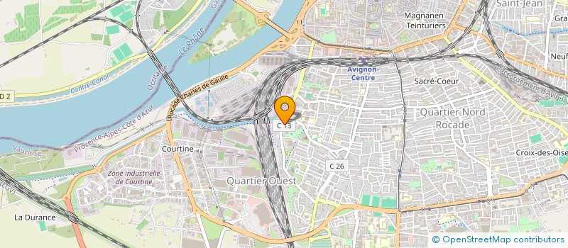 localisation de l'entreprise CECCALDI & ASSOCIES  AVIGNON