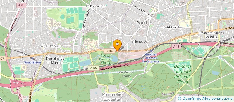 localisation de l'entreprise CECCALDI EG à GARCHES