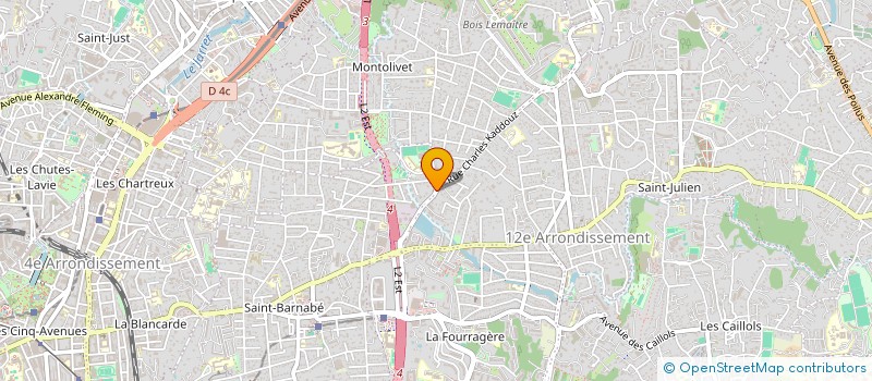localisation de l'entreprise CECCENU à MARSEILLE