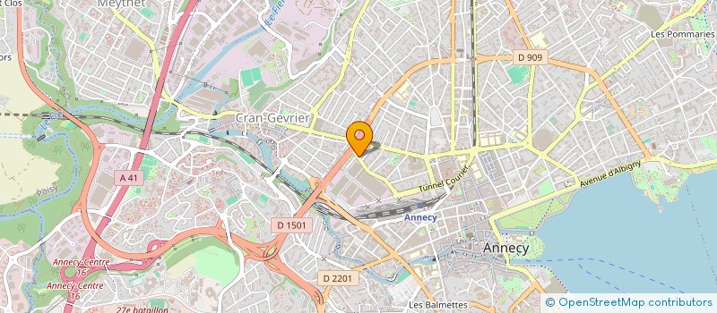 localisation de l'entreprise CECCON BTP  POISY